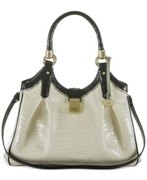 Brahmin Tri-texture Elisa Satchel