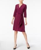 Ny Collection Tummy-tuck Faux-wrap Dress