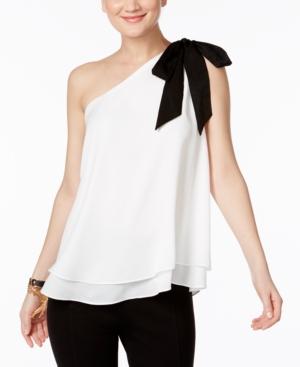 Inc International Concepts One-shoulder Bow Top, Only At Macy's