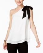 Inc International Concepts One-shoulder Bow Top, Only At Macy's