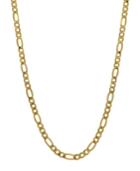 Figaro Link 22 Chain Necklace (3.21mm) In 18k Gold