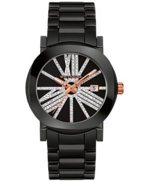 Wittnauer Women's Adele Black Ceramic Bracelet Watch 36mm Wn4070