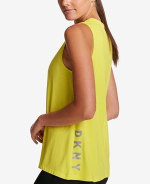 Dkny High-low Logo Top