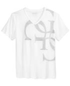 Guess Graphic Print V-neck T-shirt