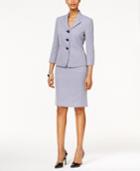 Le Suit Three-button Jacquard Skirt Suit