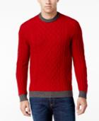 Club Room Men's Cable-knit Sweater, Only At Macy's