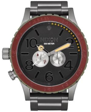 Nixon Men's Gunmetal-tone Stainless Steel Bracelet Watch 51mm A172sw-2241-00