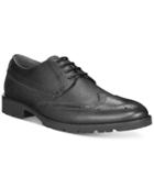 Bar Iii Brett Mixed Media Leather Oxfords, Only At Macy's Men's Shoes