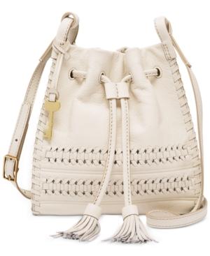 Fossil Claire Whipstitch Small Drawstring Bag