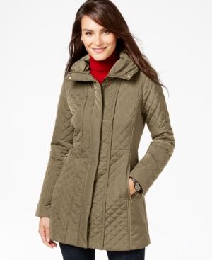 Jones New York Quilted Walker Coat