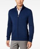 Alfani Men's Dash-line Full-zip Sweater, Only At Macy's