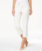 Charter Club Petite Extended-tab Capri Pants, Only At Macy's