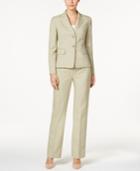 Le Suit Melange Two-button Pantsuit