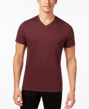 Alfani Men's V-neck Geometric T-shirt, Only At Macy's