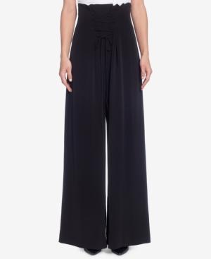 Catherine Malandrino High-waist Lace-up Pants