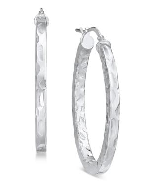 Giani Bernini Textured Hoop Earrings, Created For Macy's