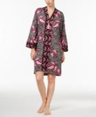 Charter Club Mixed-print Short Caftan, Only At Macy's