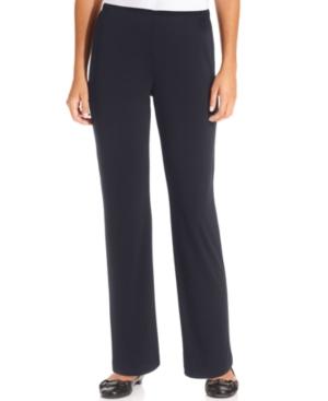 Ny Collection Petite Pull-on Straight-leg Pants