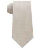 Calvin Klein Men's Simple Grid Silk Tie