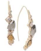Lonna & Lilly Gold-tone Stone Threader Earrings