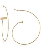 Rachel Rachel Roy Gold-tone Open Hoop Earrings
