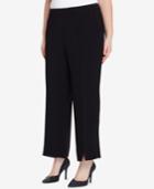 Tahari Asl Plus Size Slit-front Ankle Pants