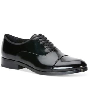 Calvin Klein Lloyd Brush Off Box Leather Oxfords Men's Shoes