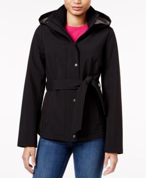 Sebby Belted Hooded Raincoat