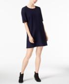 Eileen Fisher Washable Crepe Pullover Short-sleeve Shift Dress, Regular & Petite