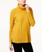 Kensie Cable-knit Turtleneck Sweater