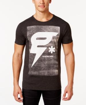 Gstar Black Logo Graphic T-shirt