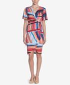 Catherine Catherine Malandrino Nyla Printed Faux-wrap Dress