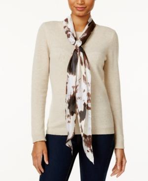 Vince Camuto Inky Floral Oblong Scarf