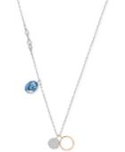 Swarovski Two-tone Crystal Charm Pendant Necklace