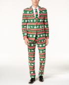 Opposuits Men's Slim-fit Festive Green Suit