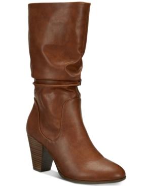Esprit Oliana Memory-foam Mid-shaft Boots, Created For Macy's Women's Shoes