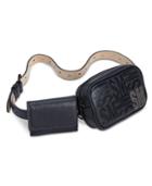 Steve Madden Logo Double-pouch Fanny Pack