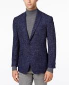 Kenneth Cole Reaction Men's Slim-fit Soft Navy Boucle Sport Coat