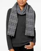 Charter Club Fair Isle Reversible Scarf, Created For Macy's