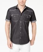 Inc International Concepts Men's Rodeo Denim Shirt, Created For Macy's