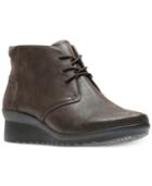 Clarks Women's Cloud Steppers Caddell Hop Wedge Booties Women's Shoes