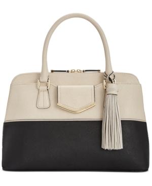 Calvin Klein Saffiano Tassel Satchel