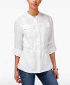 Charter Club Drawstring-waist Anorak Jacket, Created For Macy's