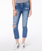 Flying Monkey Ripped Cropped Jeans