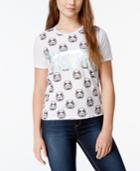 Juniors' Star Wars Dark Side Holographic T-shirt From Mighty Fine