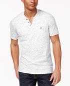Inc International Concepts Speckled Henley Shirt, Only At Macy's