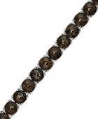 Sterling Silver Bracelet, Smokey Quartz Bracelet (37-1/2 Ct. T.w.)