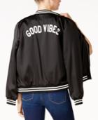 Sub Urban Riot Good Vibes Graphic Bomber Jacket