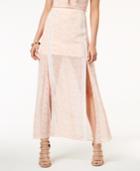 Guess Mala Printed Crochet-trim Skirt