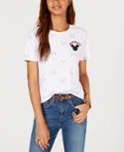 Modern Lux Juniors' Cotton Mickey Mouse Graphic-print T-shirt